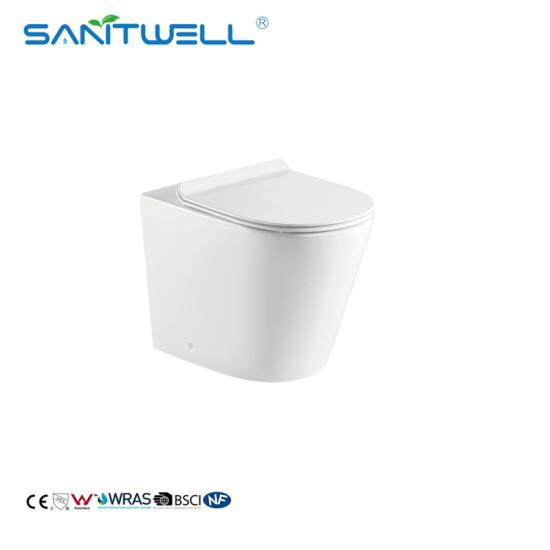 Floor Mounted toilet, white